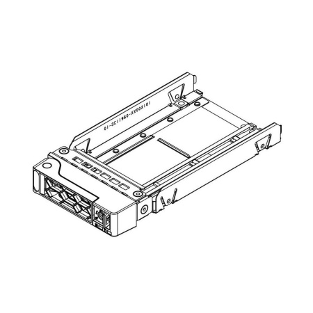 Лоток для горячей замены жестких дисков Supermicro MCP-220-00178-0B для 2.5" накопителей с тонким профилем