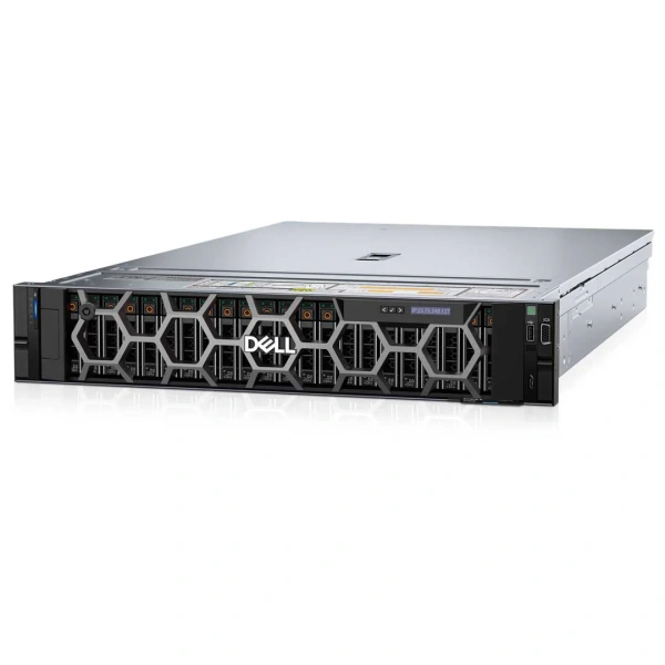 Сервер Dell R7625, 16x2.5" SATA/SAS, 8x2.5" NVMe, 2x9274F, 12x64GB, 5xKioxia 3.84TB NVMe, 4xDell 1.92TB SATA, H755 8G RAID, Dual 1GbE + Dual 10GbE, 2x1400W PSU, рельсы
