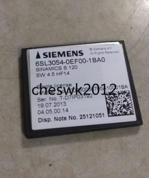 Карта памяти Siemens SINAMICS S120 6SL3054-0EF00-1BA0