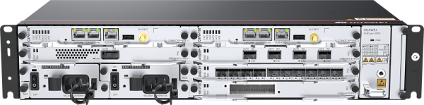 Маршрутизатор Huawei NetEngine 8000 M6 CR8BM6BKPAC1, 2U, 4 сервисных слота, 2 блока питания AC, вентиляторный модуль