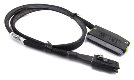 Кабель HP SAS 4i to Mini SAS 4i 31 inch/.79 meter cable, 411100-B21, 408764-001