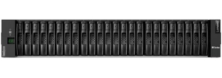 Система хранения данных Lenovo ThinkSystem DE4000H FC Hybrid Flash Array SFF, 24x 3.84TB SSD, 64GB cache, 8x FC 32GB порты, 2x 913W PSU