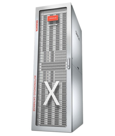 Сервер Oracle Exadata Database Machine X7-2 (2x Xeon 4114 2.2 GHz, 192 ГБ RAM, 12x 10 ТБ 7200 RPM HDD, 4x 6.4 ТБ NVMe PCIe Flash, 2x QDR 40Gb InfiniBand, 1x ILOM Ethernet, с кабелями для подключения к Exadata)