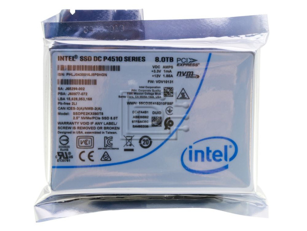 SSD Intel SSDPE2KX080T801