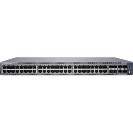 ​Коммутатор Juniper EX4100-48MP, 16 портов 100 Мбит/с/1 Гбит/с/2,5 Гбит/с и 32 порта 10/100/1000 Мбит/с с поддержкой PoE++ (до 90 Вт на порт), 4 порта 10 Гбит/с SFP+, 4 порта 25 Гбит/с SFP28