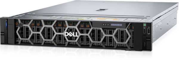 Сервер Dell PowerEdge R7625 24SFF / 2x AMD EPYC 9274F / 12x 64GB DDR5 4800MHz ECC RDIMM / 5x SSD 3.84TB NVMe U.2 / 4x SSD 1.92TB NVMe U.2 / RAID H755 12Gbps 8GB + BBU PCI-E / BOSS-N1 2x 480GB M.2 / iDRAC9 Enterprise 16G / NIC 2x1GbE / NIC 2x SFP+ / 2x PSU