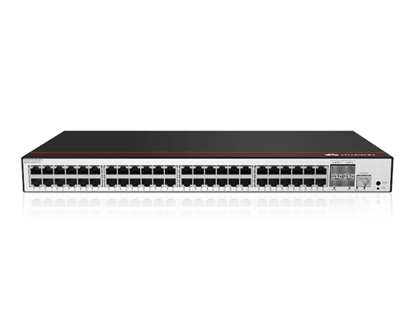 Коммутатор Huawei S5735-L48LP4S-A-V2, 48×1G RJ45, 4×1G SFP, PoE+, 380 Вт, AC, 78 Mpps, 104 Gbps