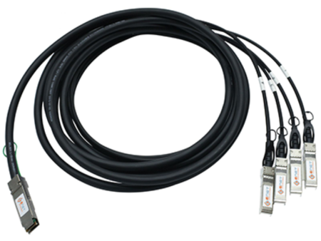 Модуль 40G QSFP-40G->4xSFP+ DAC, дальность до 3м