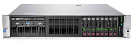 Сервер HP DL380 g9 (12LFF P840ar 2gb cache+FBWC, 2*800W, telescopic rails, network card, all HS, all fans)