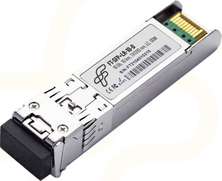 Модуль оптический двухволоконный FT-SFP+-LR-10-D DFB SMF SFP+ 10Гбит/с 10км 1310нм LC