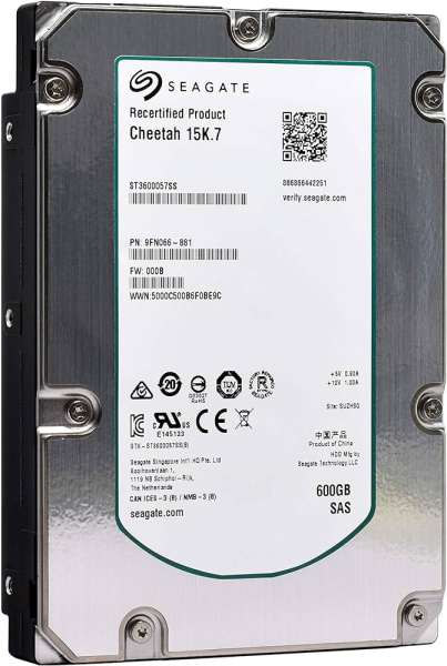 Жесткий диск Seagate Cheetah ST3600057SS 15K.7 600GB, SAS 6Gb/s Жесткий диск Seagate Cheetah ST3600057SS 15K.7 600GB, SAS 6Gb/s