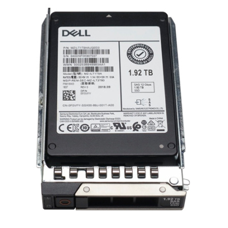 Накопитель SSD Dell 1.92TB 2.5 SFF 12Gbps 512e SAS 345-BBXH