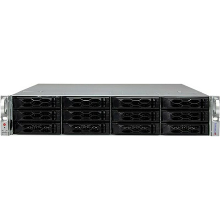 Сервер Supermicro SuperServer 621C-TN12R, 2U, 12 слотов 3.5" NVMe, блоки питания 1200 Вт 1+1. Процессоры Intel Xeon 6530 x2, память DDR5 32 ГБ x8, SSD 1.6 ТБ x4, GPU NVIDIA A100 80 ГБ x2, сетевые адаптеры Intel i350 2x 1GbE.