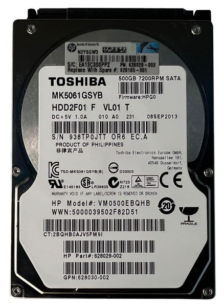 Жёсткий диск Toshiba MK5061GSYB