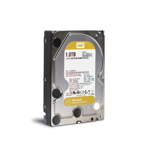 Жесткий диск Western Digital WD1005FBYZ, 1 ТБ, 3,5", SATA 6 Гбит/с, 7200 об/мин, кэш 128 МБ, для корпоративных нагрузок Жесткий диск Western Digital WD1005FBYZ, 1 ТБ, 3,5", SATA 6 Гбит/с, 7200 об/мин, кэш 128 МБ, для корпоративных нагрузок