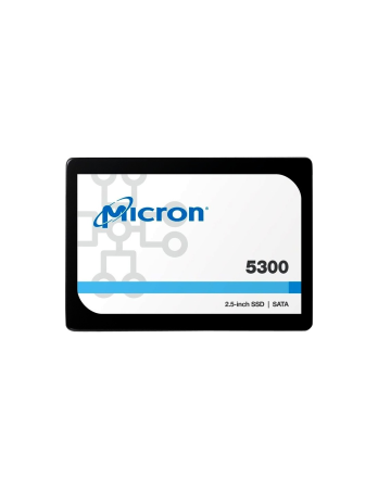 Накопитель Micron 5300PRO 480GB SATA 2.5" 3D TLC R540/W410MB/s MTTF 3М 85000/36000 IOPS 1324TBW SSD Enterprise Solid State Drive, 1 year, OEM