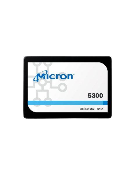 Накопитель Micron 5300PRO 480GB SATA 2.5" 3D TLC R540/W410MB/s MTTF 3М 85000/36000 IOPS 1324TBW SSD Enterprise Solid State Drive, 1 year, OEM