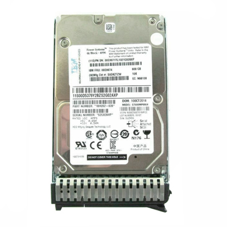 Жесткий диск IBM 600GB 15K 2.5" SAS, 00E9974