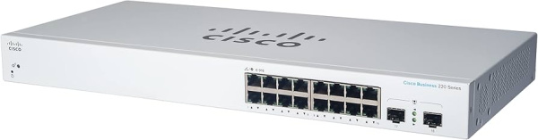 Коммутатор Cisco CBS220-16P-2G-CN