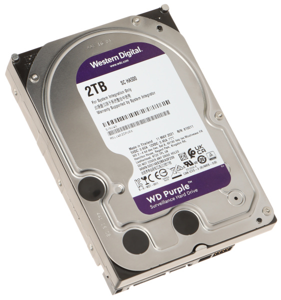 Жесткий диск Western Digital WD20PURX, 2TB, HDD Жесткий диск Western Digital WD20PURX, 2TB, HDD