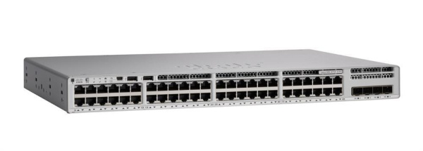 Коммутатор Cisco Catalyst C9200L-48PXG-4X-A, 48 портов (12x mGig, 36x 1G, 4x 10G PoE+), Network Advantage, с лицензиями DNA Advantage (3 года), Network Advantage, Plug-n-Play, комплект для стекирования и установки