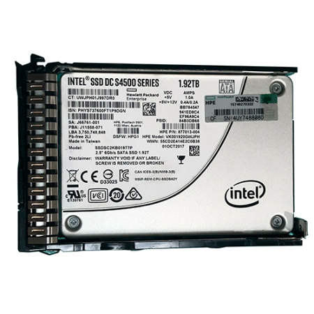 Накопитель SSD HPE 1.92TB 6G SATA SFF RI SC DS 868930-001