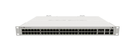 Коммутатор MikroTik CRS354-48G-4S+2Q+RM, 48x Gigabit Ethernet портов, 4x SFP+ порта, 2x QSFP+ порта, монтаж в стойку