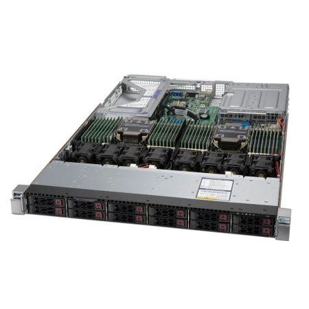 Сервер Supermicro SYS-120U-TNR Ultra 1U, 12x2.5" NVMe, X12DPU-6, 119UH3TS-R1K22P-T