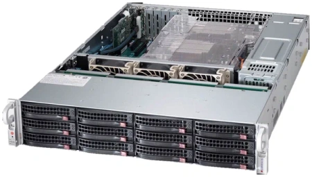 Серверный корпус Supermicro CSE-826BAC12-R1K23LPB