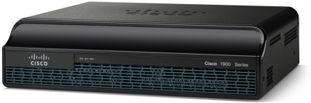 Маршрутизатор Cisco 1941 w/2 GE,2 EHWIC slots,256MB CF,512MB DRAM,IP Base