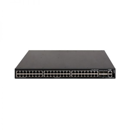 Коммутатор H3C Switch H3C S6520X-54XC-UPWR-SI L3 Ethernet  switch host, supports 48 1G/2.5G/5G/10GBase-T UPoE ports, 4 QSFP  Plus ports, supports 1 Slot, no power supply