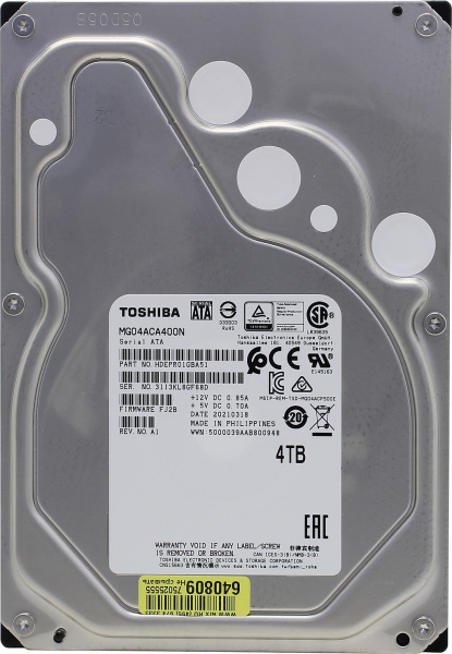 Жесткий диск Toshiba MG04ACA-N Series 4 Тб MG04ACA400N SATA 6Gb/s (SATA-III)