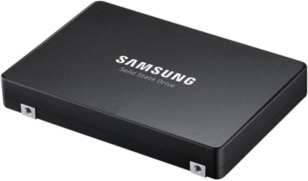 Накопитель SSD Samsung PM1643a, 2.5", 3.84 ТБ, SAS 12Gb/s, 3D TLC, 2100/2000 МБ/с, 450 000/90 000 IOPS, TBW 7008 (MZILT3T8HBLS-00007)