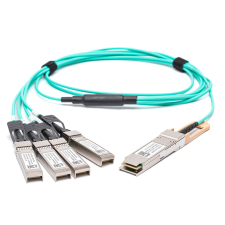 Кабель Cisco QSFP-4x10G-AOC2M, 40G QSFP+ на 4x10G SFP+, 2 м, AOC, Breakout