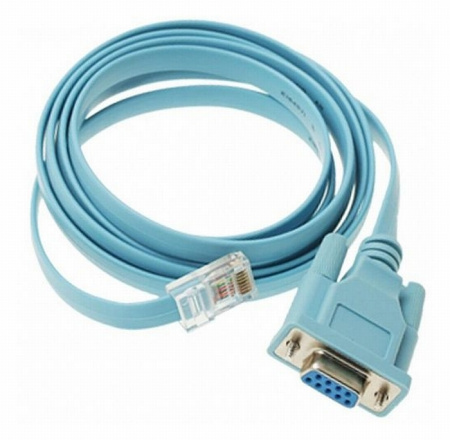 Кабель Cisco Console Cable 6ft with RJ45 and DB9F (CAB-CONSOLE-RJ45=)