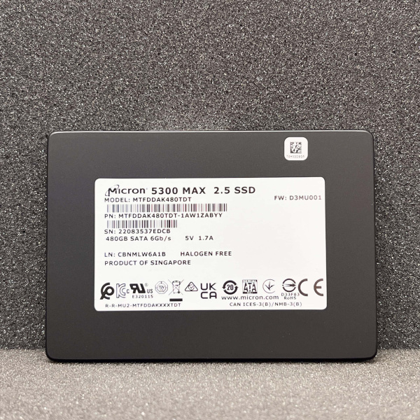SSD Micron MTFDDAK480TDT-1AW1ZABYY