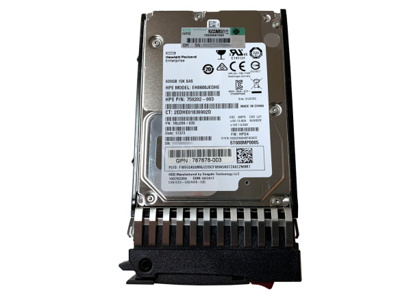 Жесткий диск HPE J9F42A (600GB, SAS 15K, 2.5") Жесткий диск HPE J9F42A (600GB, SAS 15K, 2.5")
