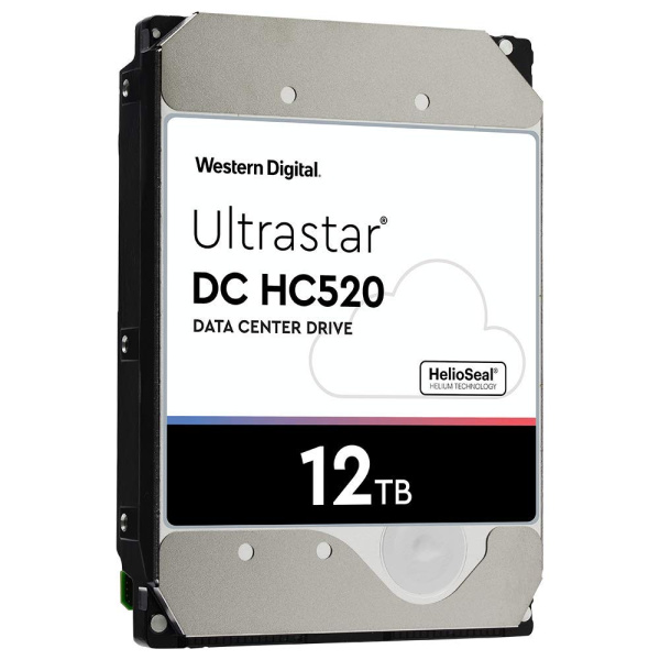 Жесткий диск Western Digital Ultrastar DC HC520 HUH721212ALE600, 12 ТБ, SATA 6 Гбит/с Жесткий диск Western Digital Ultrastar DC HC520 HUH721212ALE600, 12 ТБ, SATA 6 Гбит/с