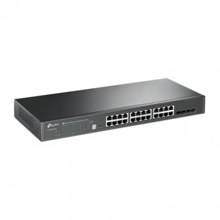 Коммутатор TP-Link TL-SG3428X (24 порта 10/100/1000 Мбит/с RJ45, 4x SFP+, L2+)