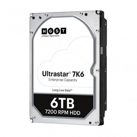 Жесткий диск Western Digital HUS726T6TALE6L4, 6 ТБ, 3.5", SAS, 12Gbps, 7.2K RPM