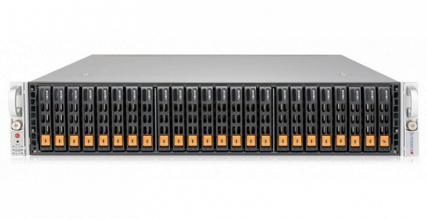 Сервер Supermicro AS-2015HS-TNR, 1x AMD Genoa 9454, 48 cores/96 threads, 2.75GHz, 12x 64GB DDR5 4800 MHz, 4x 3.84TB NVMe SSD, 2x 480GB SATA SSD, 2x 1.6TB NVMe SSD