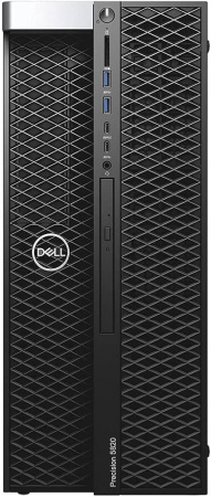 Сервер Dell Precision T5820, Intel Xeon W-2245, 64 ГБ DDR4 ECC 2933 MHz (PC4-23400), RAID SATA3 6 Гб/с, SSD Samsung 512 ГБ M.2 PCIe 3.0 x4 NVMe, HDD Seagate 4 ТБ SATA3 7200 об/мин 256 МБ, сеть Intel i210 2x RJ-45 1 Гбит/с, графика Aspeed AST2500 (VGA)