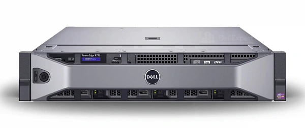 Сервер Dell R730, с процессорами E5-2690V4 (2 шт.), 256GB оперативной памяти, 2x 2TB NVMe SSD, 1x 8TB 3.5" SATA HDD, сетевая карта с двумя гигабитными портами, 2x блоками питания 750W, комплектом направляющих и 3-летней гарантией.