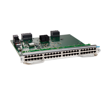 Модуль коммутации Cisco Catalyst C9400-LC-48P, серия 9400, 48 портов PoE+ 10/100/1000 RJ-45