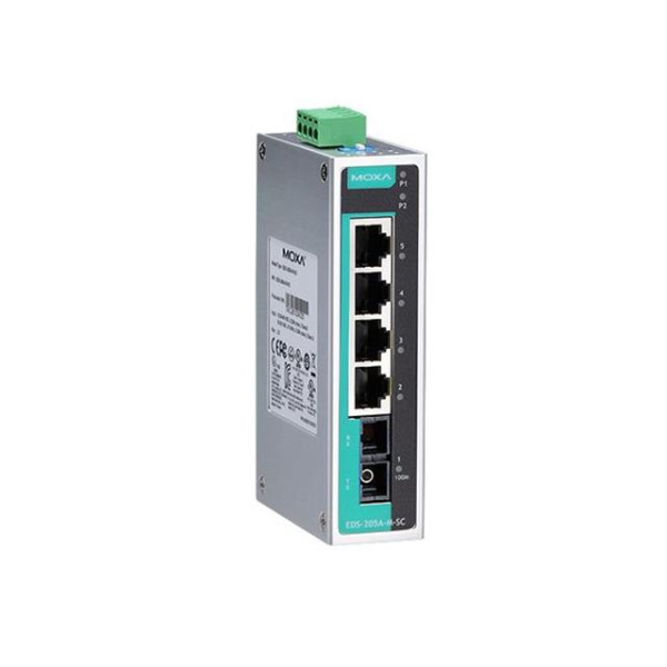 Коммутатор Ethernet Moxa EDS-205A-S-SC