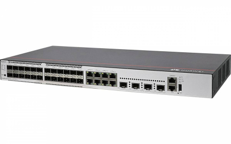 Коммутатор Huawei S5735-L32ST4X-A (24 Gigabit SFP ports + 8 Gigabit Ethernet ports + 4 10-Gigabit SFP+ ports, includes dual 150W power supplies) 