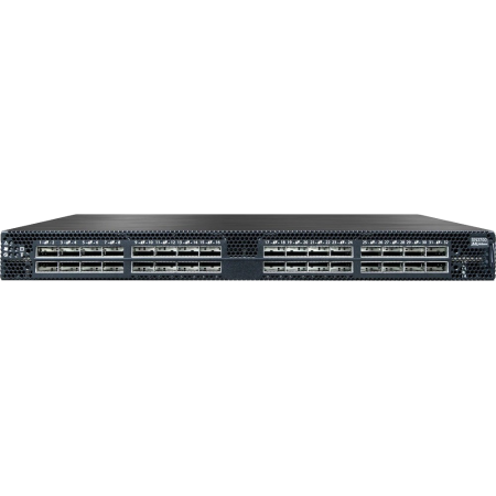 Коммутатор NVIDIA Mellanox MSN3700-VS2FC, 1U, на базе Spectrum-2, 32 порта 200GbE QSFP56, 2 блока питания AC, x86 CPU, стандартная глубина, воздушный поток P2C, 920-9N201-00FA-0C0