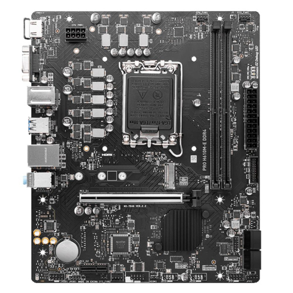 Материнская плата MSI LGA 1700 PRO H610M-E DDR4