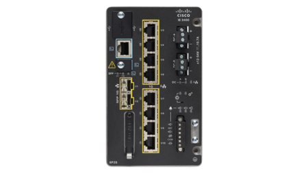 Коммутатор Cisco Catalyst IE-3400-8P2S-E / 8GE PoE/PoE+, 2GE SFP, Advanced Modular, NE