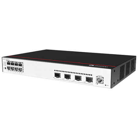 Коммутатор Huawei S5735-L8P4S-A-V2 (8*10/100/1000BASE-T ports, 4*GE SFP ports, PoE+, AC power) включая лицензию S57XX-L Series Basic SW,Per Device